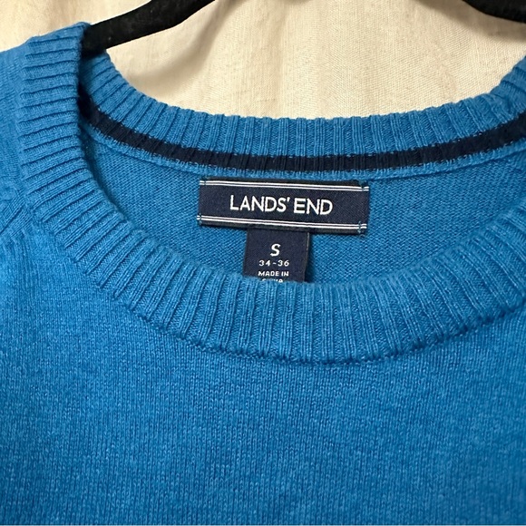 Lands’ End Blue Sweater - Picture 4 of 5